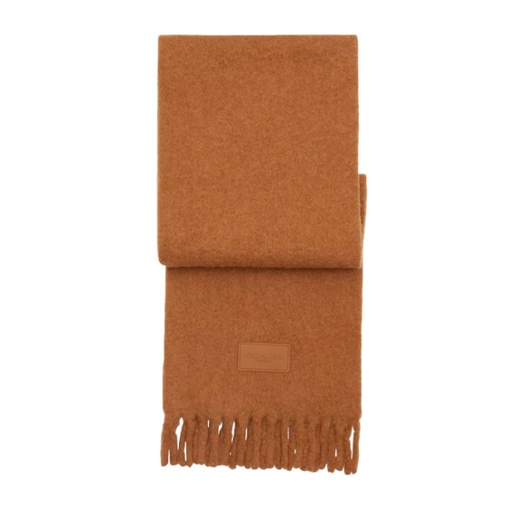 Coach Muffler With Rubber Patch Scarf - Picture 1 of 3
